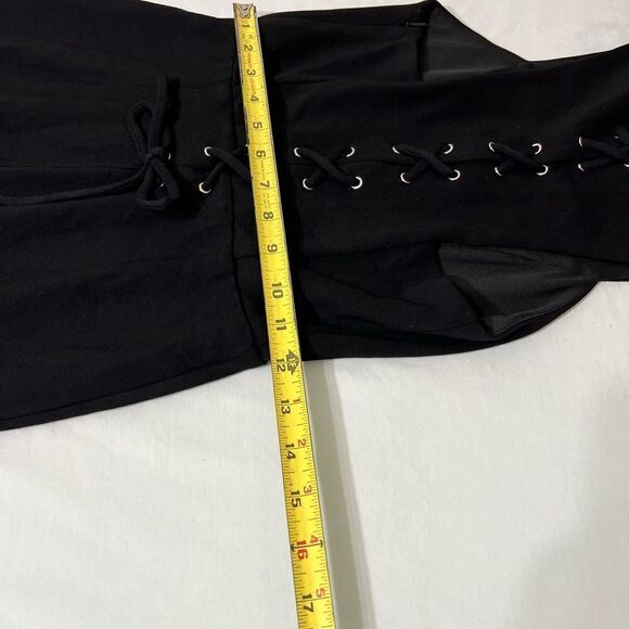 Lovers+ Friends Black Abbey Maxi Gown Size Small Sleeveless Fishtail Style - Picture 13 of 15